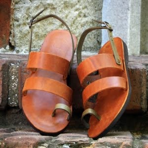 Leather Sandals ANDROMAXE 2