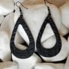 Handmade Leather Earrings 'TARSO' 8