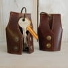 Handmade Leather Key Case 'VEST' 2