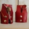 Handmade Leather Key Case 'VEST' 4