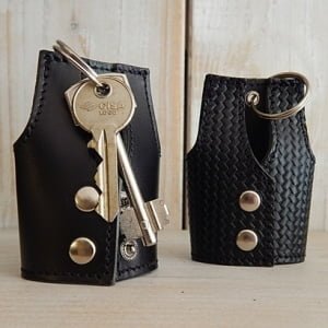 Handmade Leather Key Case 'VEST' 2