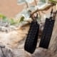 Handmade Leather Earrings 'GEMA' 7