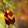 Handmade Leather Earrings 'CARISA' 2