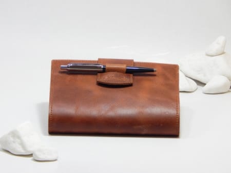 Handmade Leather Notebook (size Ι) 1