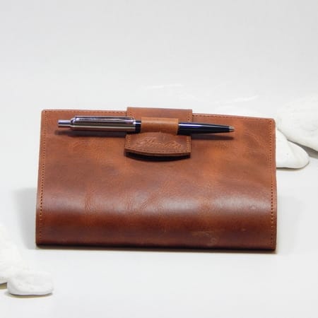 Handmade Leather Notebook (size Ι) 4