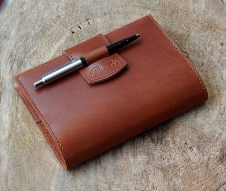 Handmade Leather Notebook (size Ι) 1