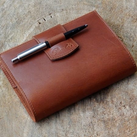 Handmade Leather Notebook (size Ι) 5