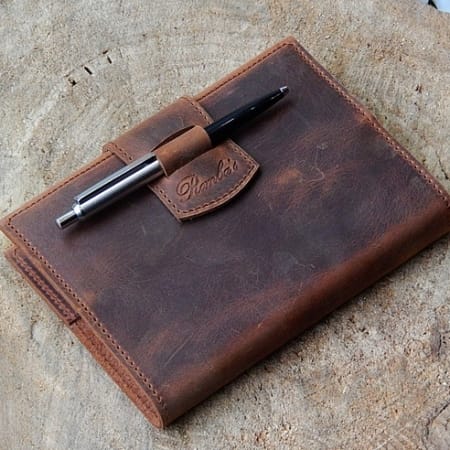 Handmade Leather Calendar (size Ι) 8