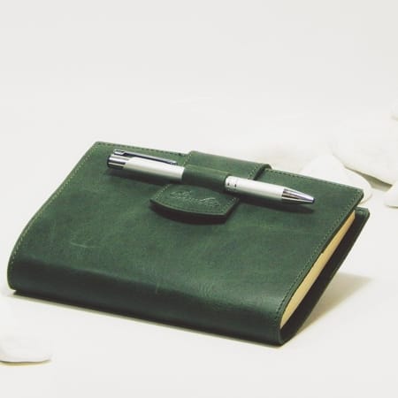 Handmade Leather Notebook (size Ι) 1