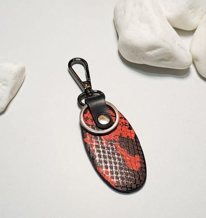 Handmade Leather Keyring 6