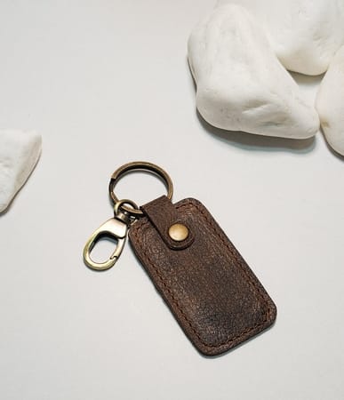 Handmade Leather Keyring 10