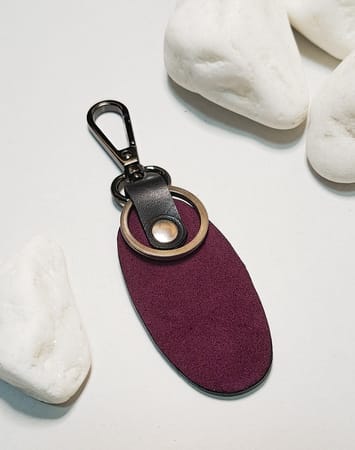 Handmade Leather Keyring 1