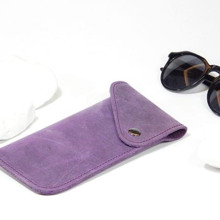 Handmade Leather Glasses Case 3