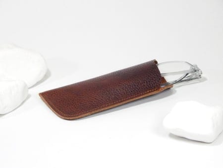 Handmade Leather Glasses Case 1